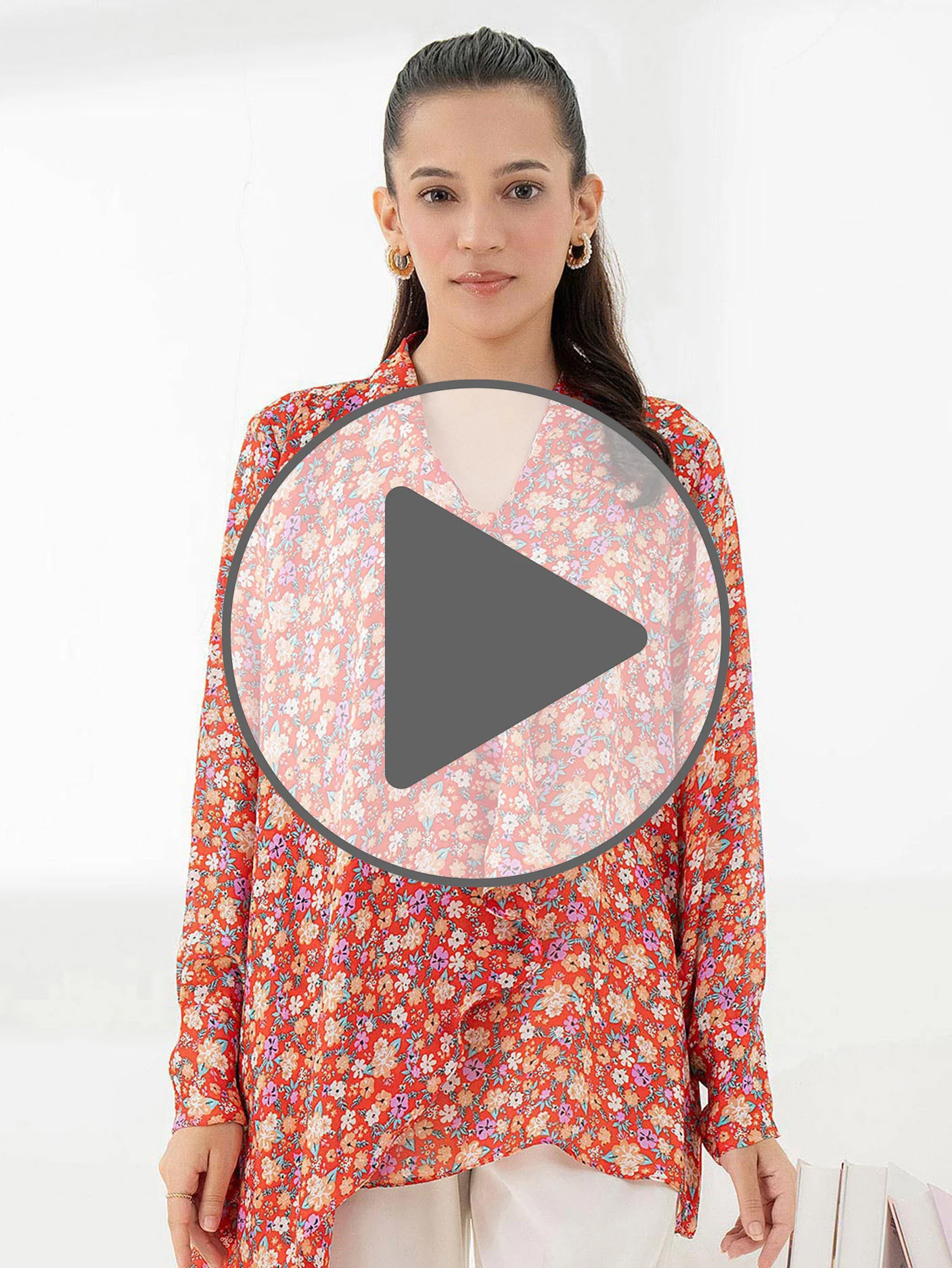 Printed Silk Top - Image 9