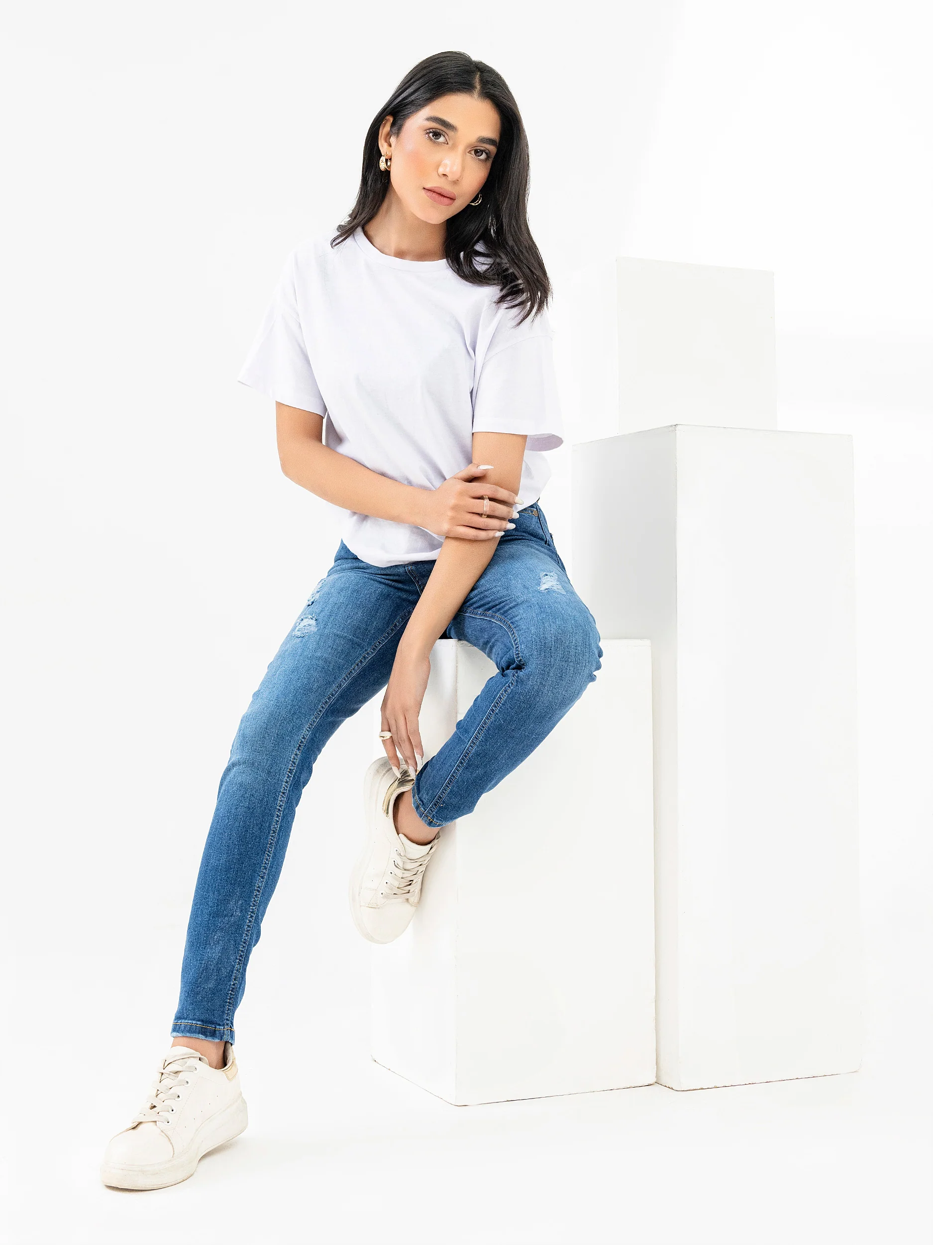 Ripped Skinny Jeans - Image 3
