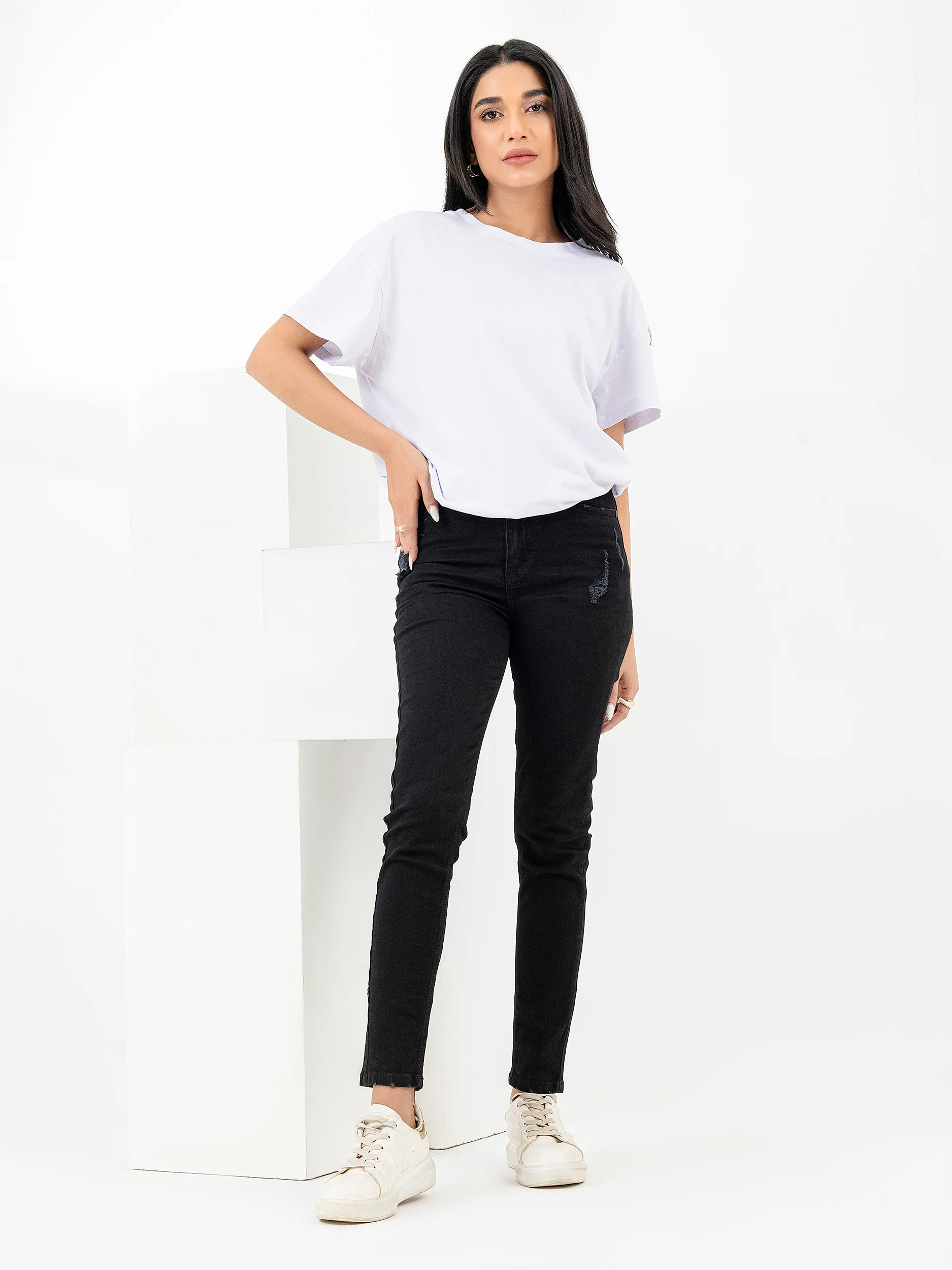 Ripped Skinny Jeans - Image 2