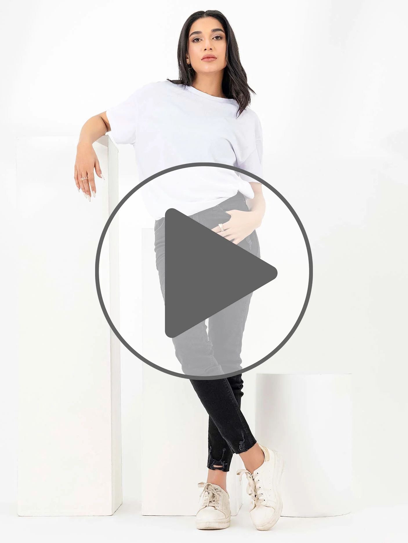 Ripped Skinny Leg Jeans - Image 6