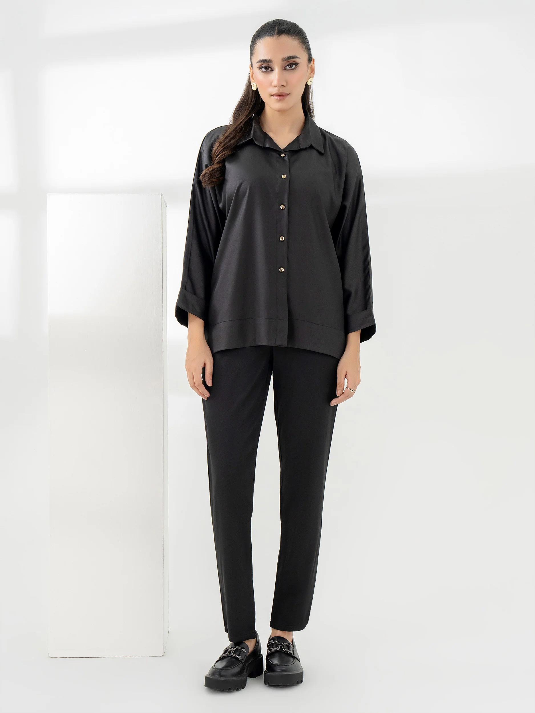 Dyed Crepe Top - Image 2