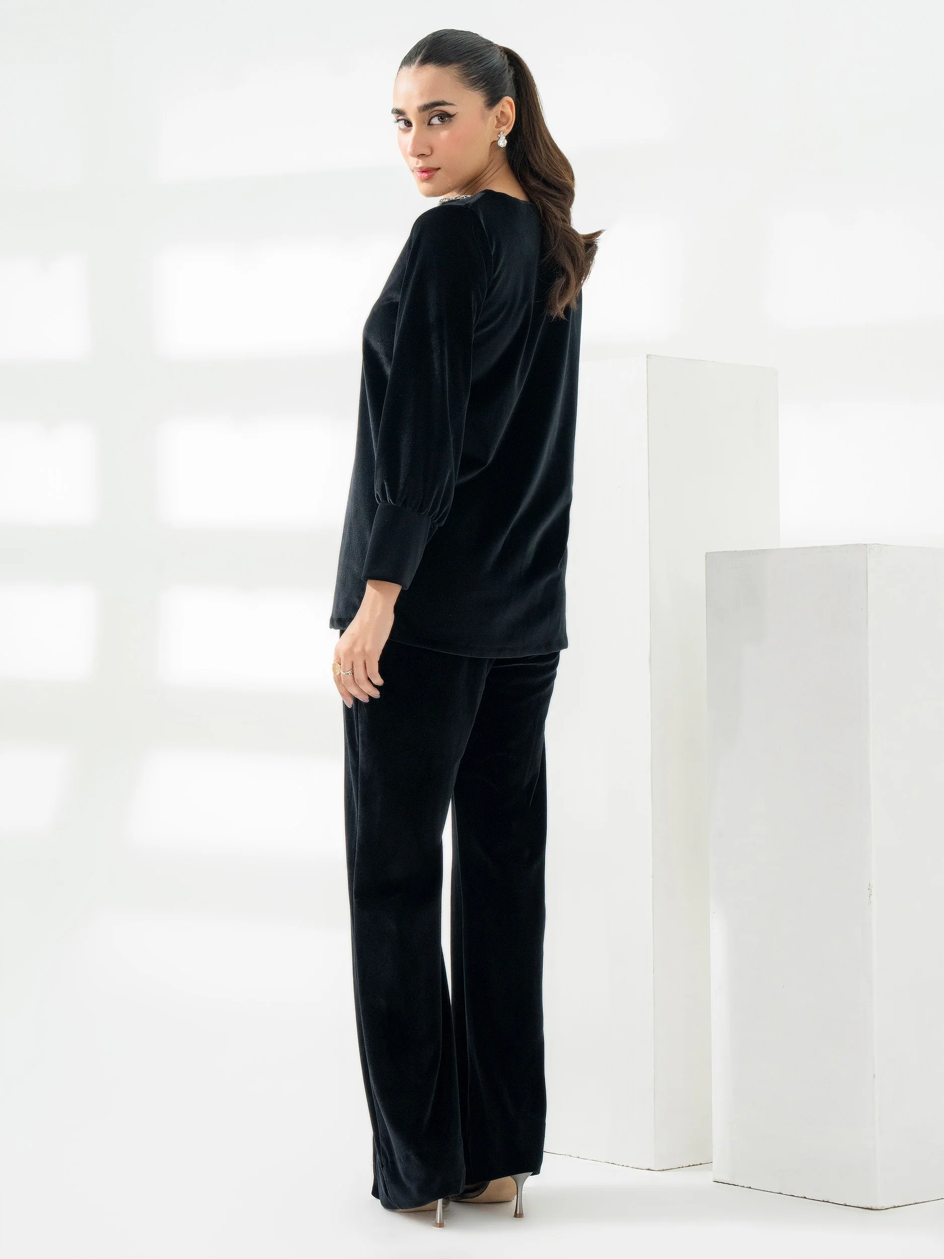 Embellished Velour Top - Image 6