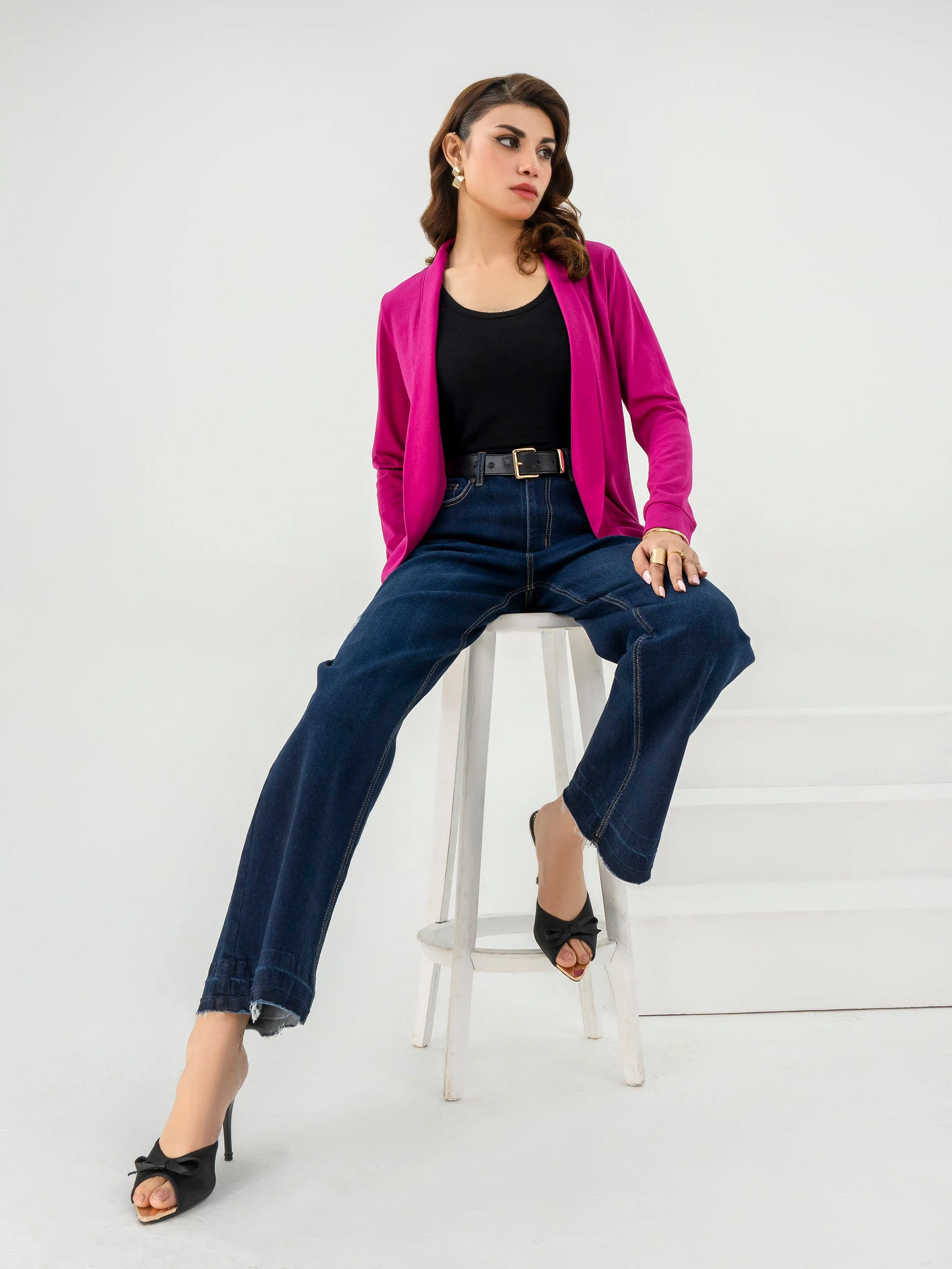 Dyed Jersey Cardigan - Image 4