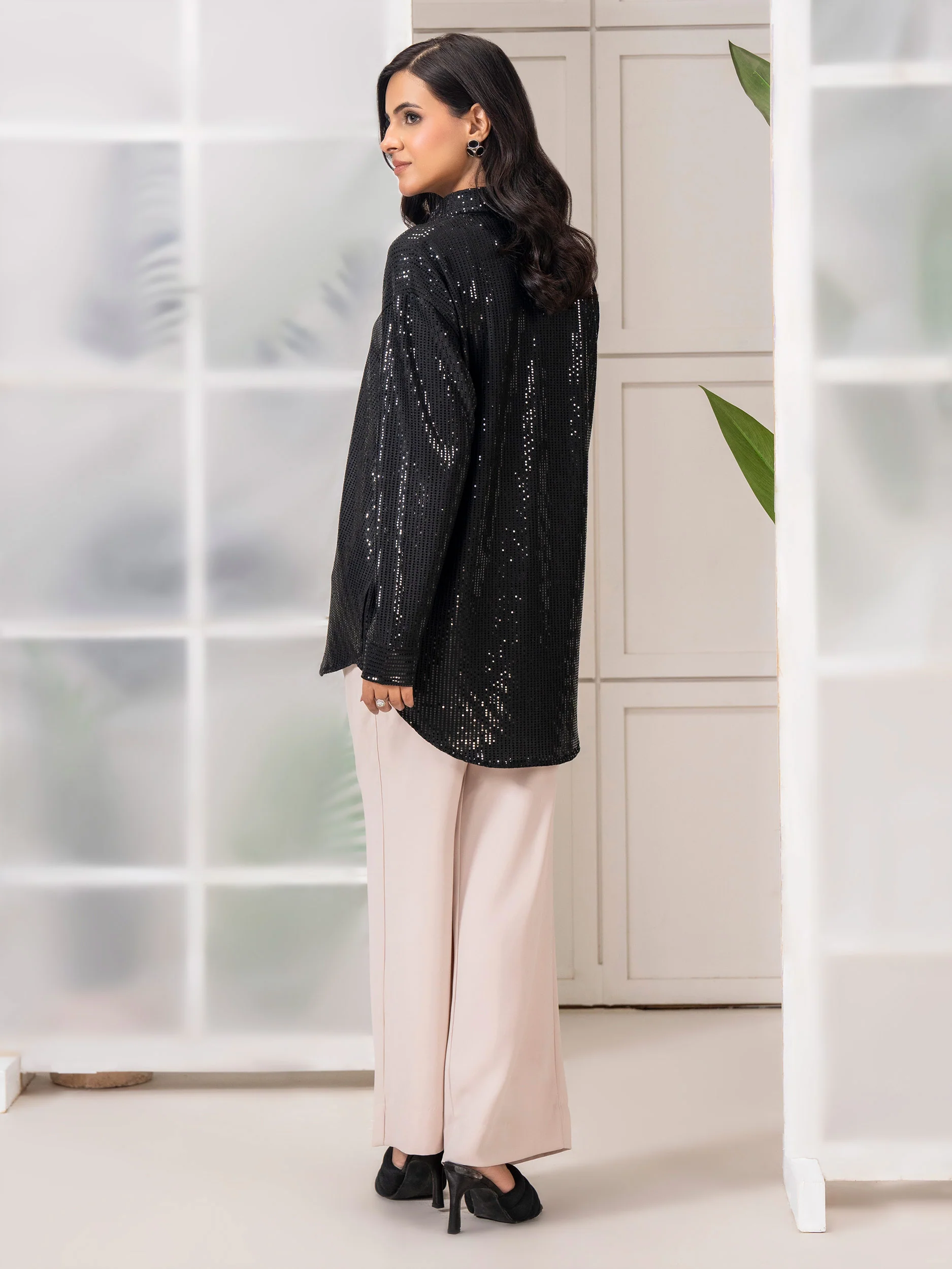 Embellished Jersey Top - Image 5