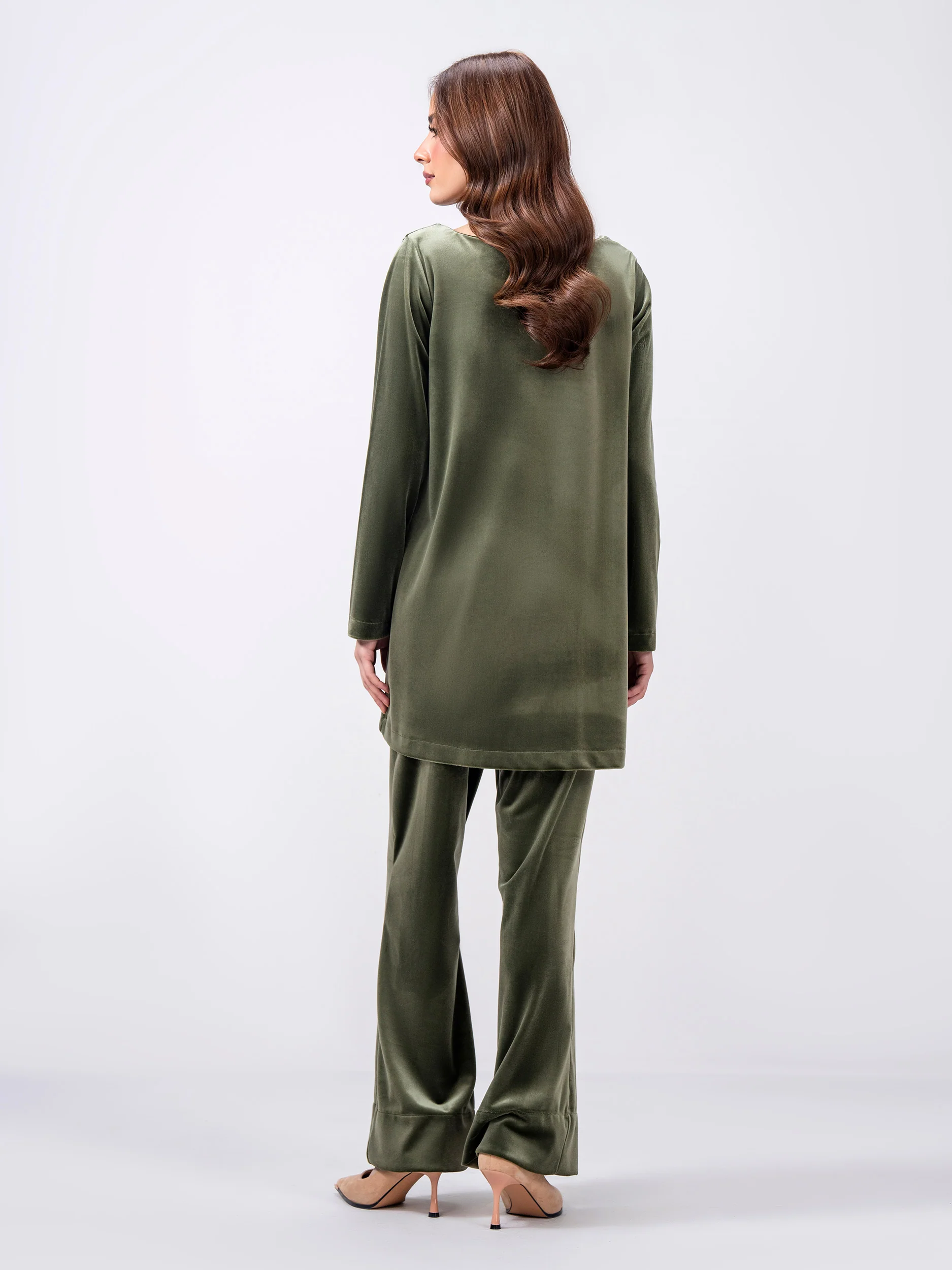 Velour Co-ord Set- Embellished - Image 3
