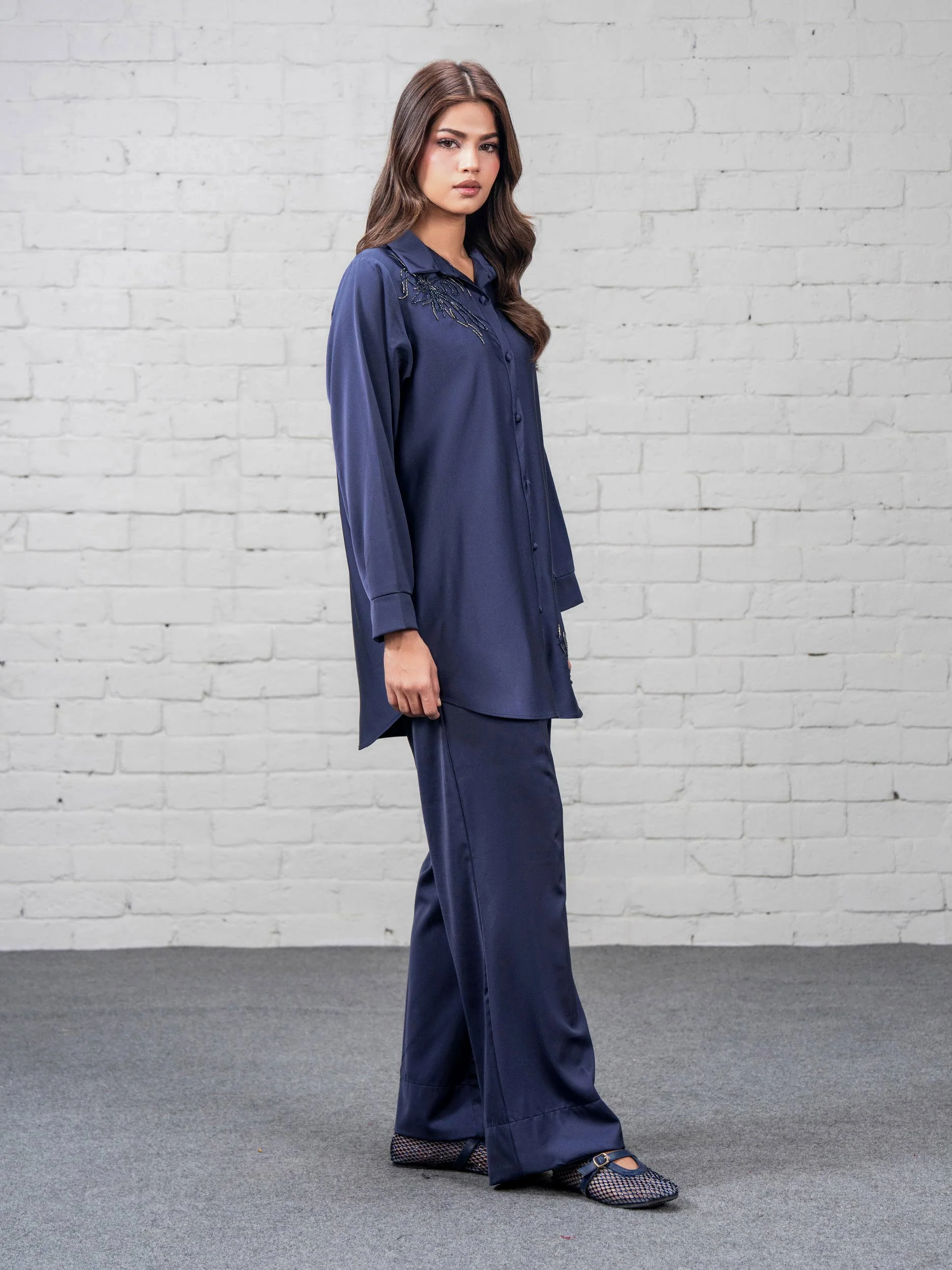 Premium Silk Co-ord set- Embellished - Image 2