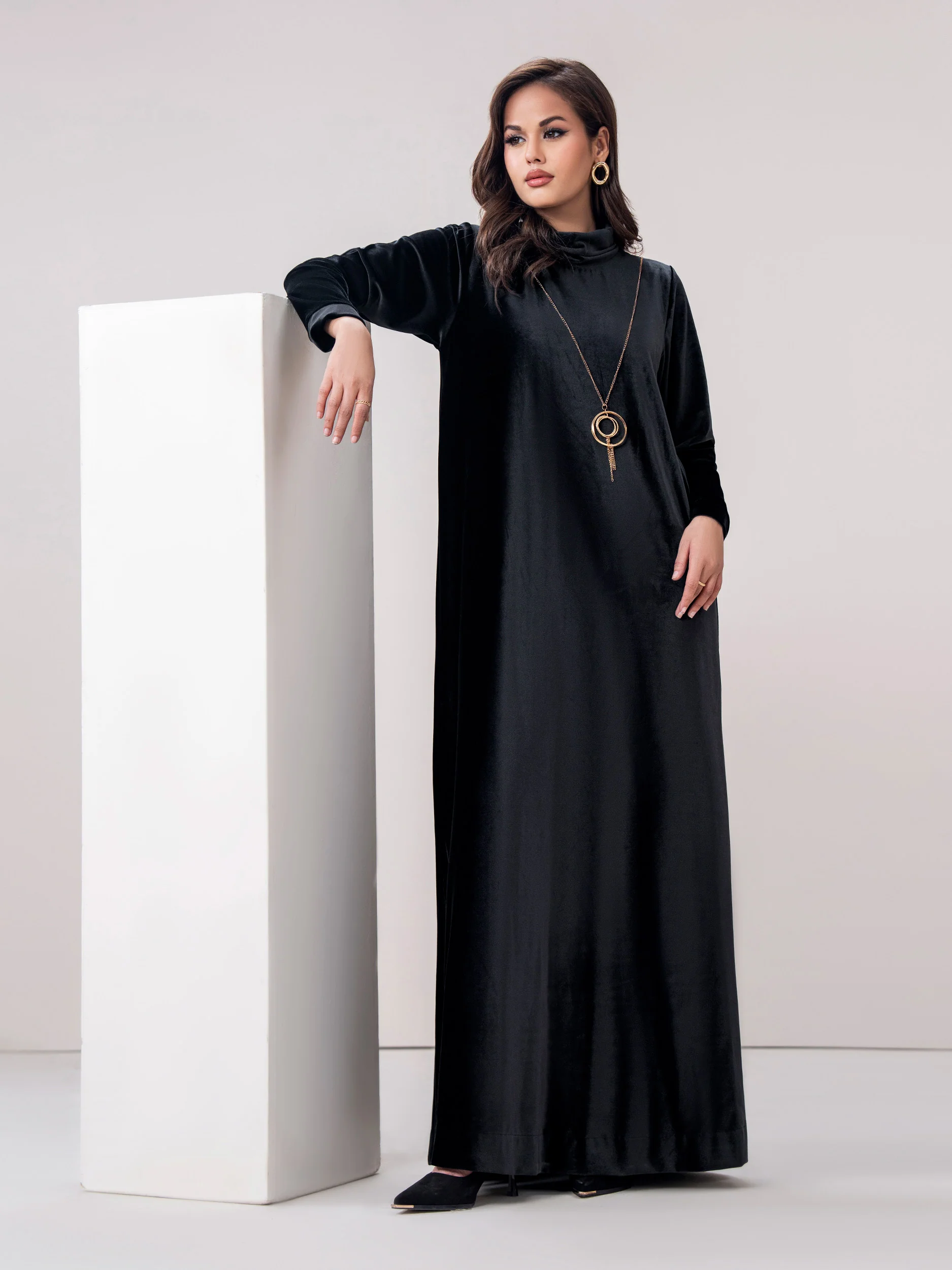 Velour Dress (Pret) - Image 4