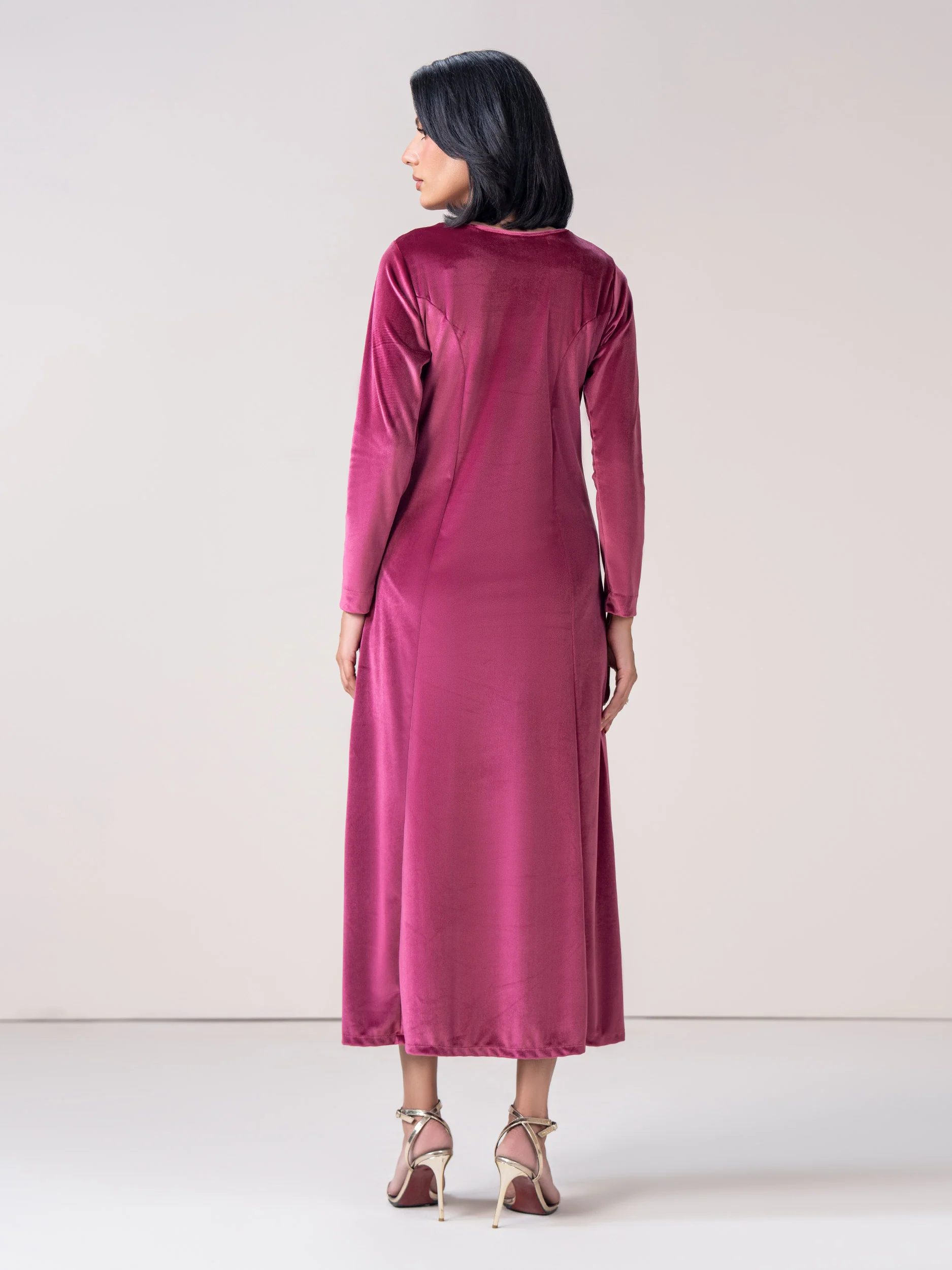 Velour Dress - Image 3