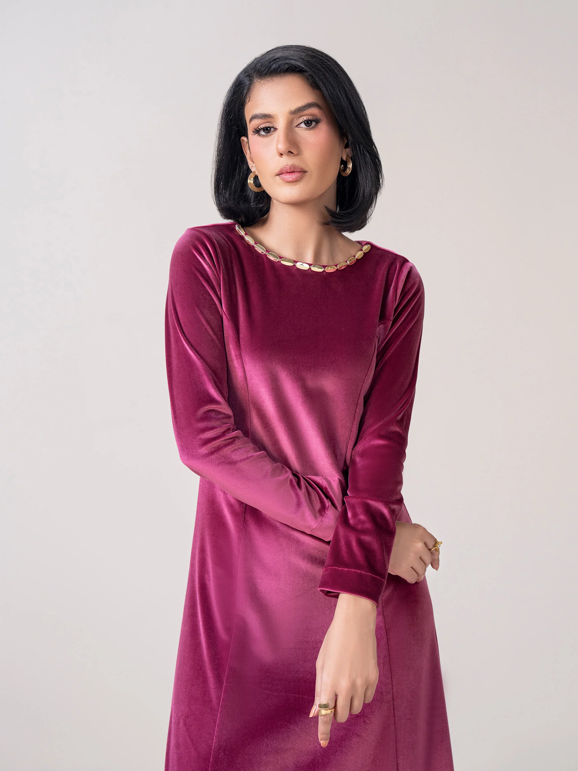 Velour Dress - Image 5
