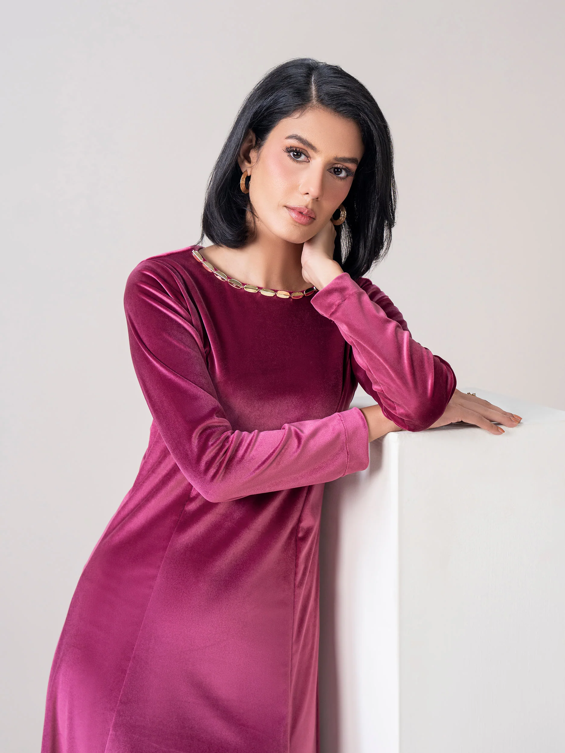 Velour Dress - Image 6