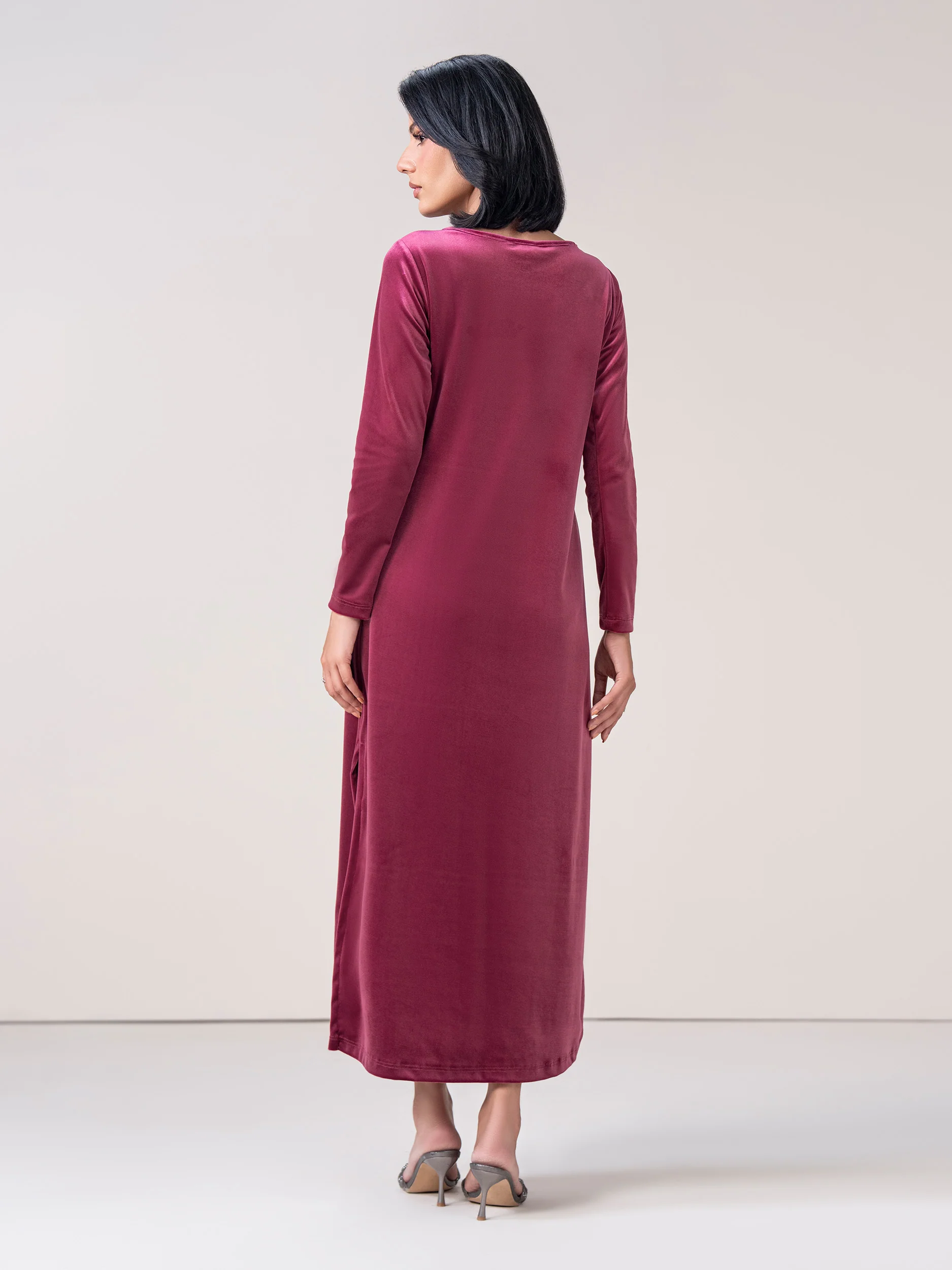Velour Dress - Image 3